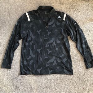 Nike black&gray camo pullover, XL, EUC
